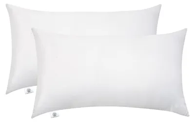 Obrázok produktu pre Sada dvoch vankúšov, 30x50 cm, polyester, biela farba
