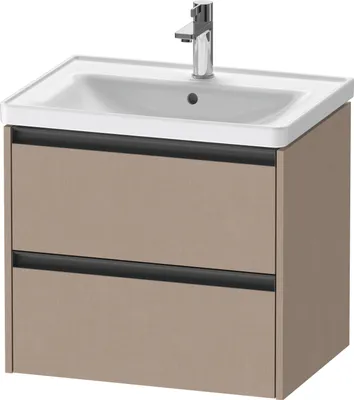 Produktbild von Duravit Ketho.2 Wastafelonderkast 63,4x45,5x54,9 cm Mat Linnen
