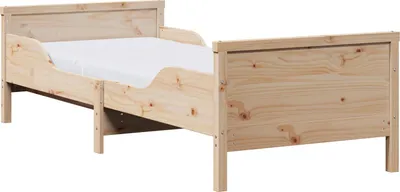 Immagine prodotto di vidaXL Struttura letto con materasso estraibile, marrone, 80 x 200 cm