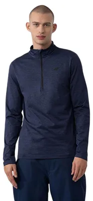 Produktbild von 4F - "4FAW23UBRUM036" Sweatshirt Thermoaktiv für Herren PP6325 (L) (Dunkles Marineblau)