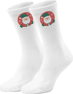 Produktbild von epicsocks Weihnachtsfreude Weihnachtsmann Socken in 37-41 im Paar