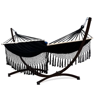 Immagine prodotto di Amaca Potenza con telaio Per due persone Amaca con barra 220x160 cm I Telaio 220kg
