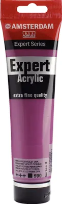 Productafbeelding van Amsterdam Expert Acrylverf in tube, 150 ml - Permanentroze, dekkend, kleur 590