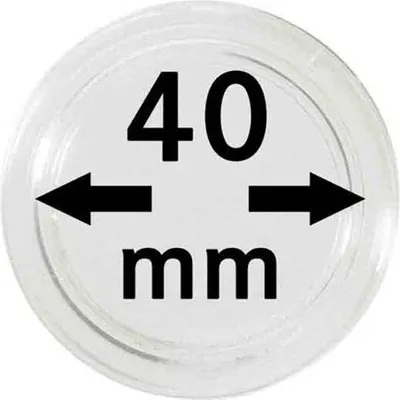 Produktbild von Lindner 2251040 Münzkapseln 40 mm-100er Pack