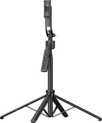 Produktbild von INF 1.6m Aluminiumlegierung Selfie Stativ mit Dual Licht & KI Gesichtserkennung