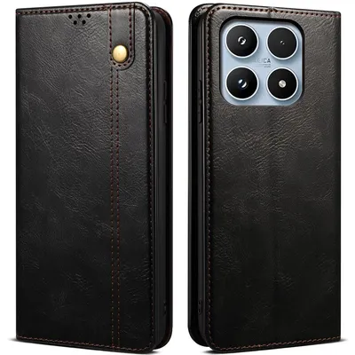 Obrázek produktu pro Pouzdro pro Xiaomi 17 kožené flip pouzdro peněženka s funkcí stojánku černé