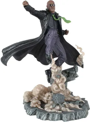 Image de The Matrix Gallery Deluxe PVC Statue Morpheus 30 cm