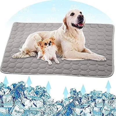 Produktbild von Kühlmatte für Hunde Hundematte Bett Kühldecke Kühlkissen für Katzen Waschbar Haustiere70*100cm