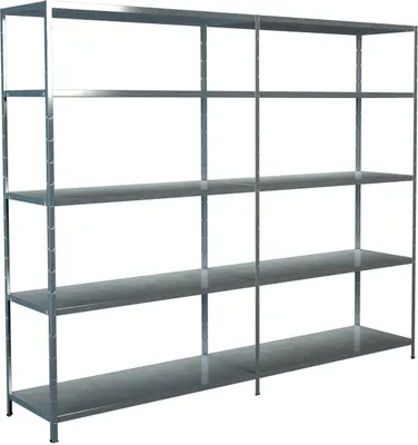 Produktbild von Steck-Grund-/ u 1 Anbauregal, 10 Böden, 2000x2400x500, verz.