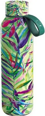 Produktbild von Quokka Solid, Edelstahlflasche / Thermoskanne mit Schlaufe Color Nature, 630ml, 40170