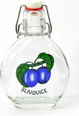 Obrázok produktu pre Fľaša sklo 200ml FELD FLAŠA dekor, patentný uzáver