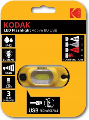 Obrázok produktu pre LED čelovka KODAK Active 80 USB