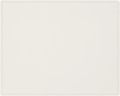 Produktbild von Mauspad Echtes Leder Weiß cm 25x20 - Mousepad Eckige Ecken - Handwerkliche Nähte - Hergestellt in Italien