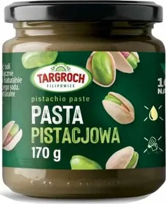 PASTA PISTACJOWA PISTACJE SUROWE 170G TARGROCH
