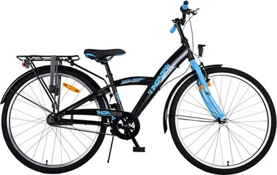 Produktbild von Volare Thombike Kinderfahrrad - Jungen - 26 Zoll - Schwarz Blau - 3 Gänge