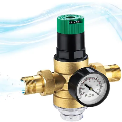 Immagine prodotto di Regolatore di pressione dell'acqua con manometro e filtro