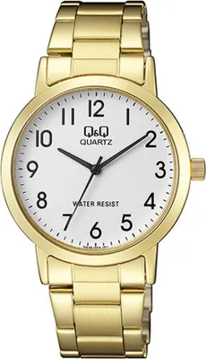 Produktbild von Armbanduhr für Herren Analog 39 mm gelbgold Edelstahl 3 ATM QA38J004Y