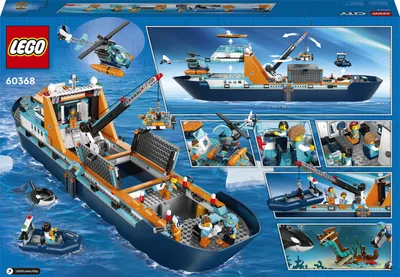 Produktbild von LEGO® 60368 - Mestská arktická výskumná loď (815 dielikov)