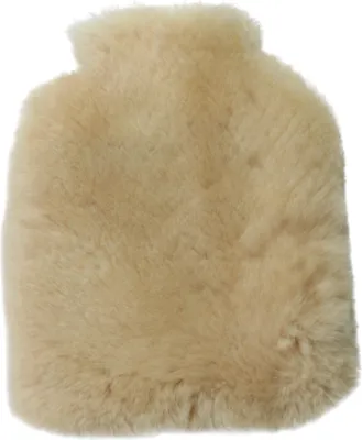Produktbild von Sheep Dreams Wärmflasche Beige 2L – Echtes Lammfell, Wärme & Sicherheit