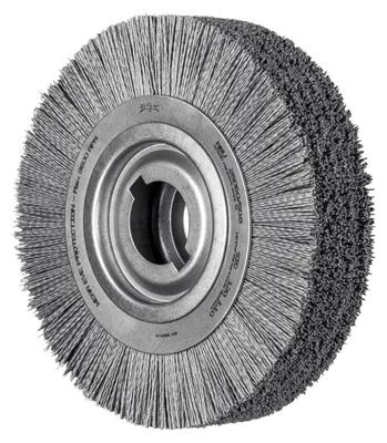 Produktbild von PFERD 43506724, Schleifbürste, Universal, Siliciumcarbid, 3600 RPM, Rund, 25 cm