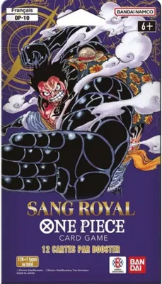 Produktbild von One Piece Card Game Royal Blood Sleeved Booster OP10 Französisch