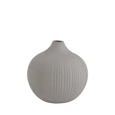 Produktbild von Storefactory Vase Fröbacken Light Grey Structure (13cm)