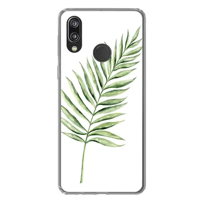 Produktbild von MuchoWow® Handyhülle Schutzhülle Hülle für Huawei P20 Lite (2020) Pflanze - Aquarell Silikon Softcase Handy Hülle - Kartenhalter