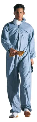 Immagine prodotto di Tuta protettiva Sir Safety Chemfire Covera da uomo, antistatica, ignifuga, con protezione contro gli agenti chimici, taglia M, azzurro