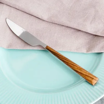 Obrázek produktu pro Nůž 23cm z nerezové oceli s imitací dřeva, vhodný do myčky
