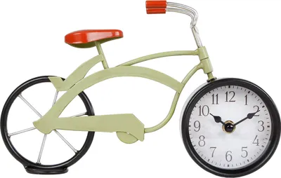 Produktbild von Retro Fahrrad Uhr aus Metall