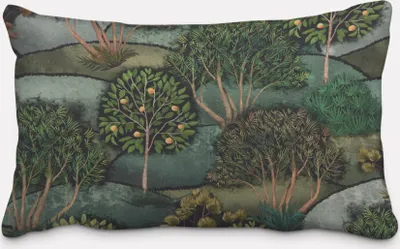 Produktbild von SCHÖNER LEBEN. Kissenhülle Wald Bäume Landschaft grün div. Größen Größe 60x80cm (HxB) 60x80cm (HxB) Größe