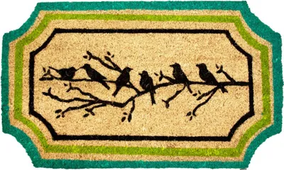 Produktbild von Home Elements Fußmatte Vögel auf einem Ast 45 x 75 cm