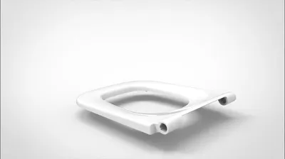 Produktbild von VIGOUR WC-Sitz derby plus weiß ohne Deckel semi abnehmbar Scharnierwelle