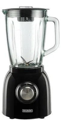 Zdjęcie produktu dla Blender Bourgini w stylu retro, czarny
