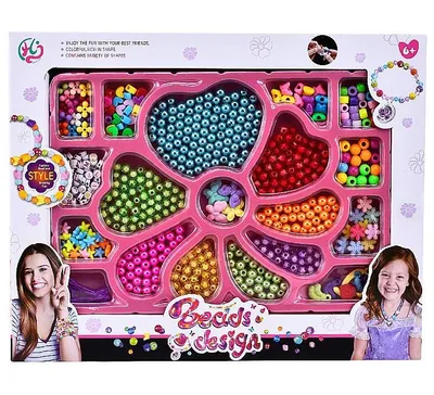 Zdjęcie produktu dla Koraliki Kreatywny Duży Zestaw Do Robienia Bransoletek Biżuterii
