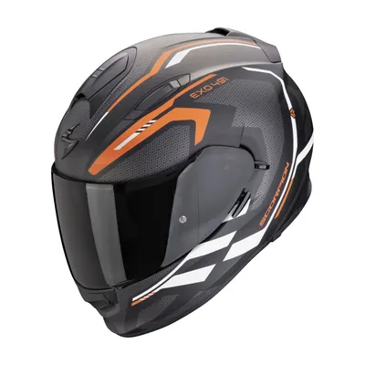 Zdjęcie produktu dla Scorpion Exo-491 Kripta Matt Black / Orange / White S