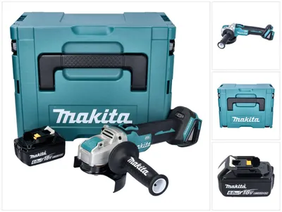 Produktbild von Makita DGA 521 G1X1J Akku Winkelschleifer 18 V 125 mm X-LOCK Brushless + 1x Akku 6,0 Ah + Makpac - ohne Ladegerät