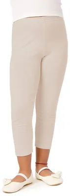 Produktbild von Merry Style Mädchen 3/4 Leggings aus Viskose MS10-131 (Beige, 116 cm)