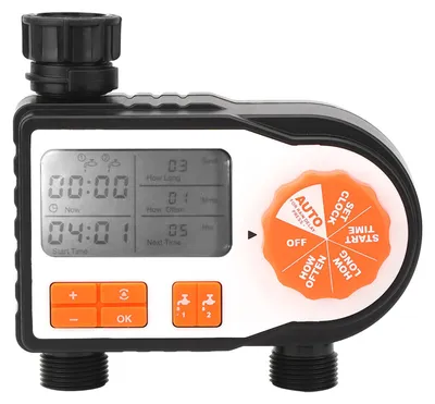 Produktbild von LCD-Display, elektronischer Gartenbewässerungstimer, automatische Bewässerungssteuerung