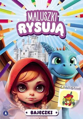 Produktbild von Maluszki rysują Bajeczki. Wiesław Drabik / Skrzat - Kolorowanka z naklejkami