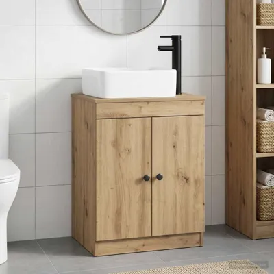 Produktbild von Maison Exclusive - Badezimmermöbel-Set Artisan-Eiche Holzwerkstoff