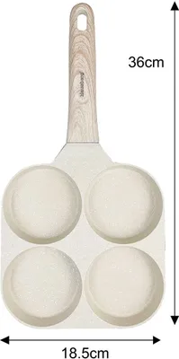Obrázek produktu pro Klausberg Čtvercová pánev lívancová 36 × 18,5 cm, béžová