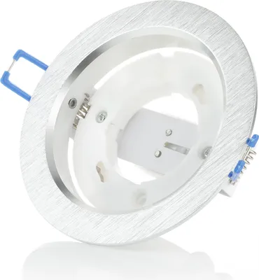 Produktbild von Sweet LED Einbaustrahler GX53 Flach rund alu gebürstet 230V Einbauleuchte Spot