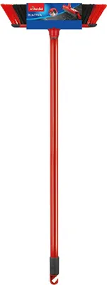 Produktbild von Vileda Zimmerbesen Du Activa mit Teleskopstiel 75-130cm, rot/schwarz