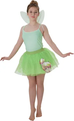 Produktbild von Disney's Tinkerbell Kostüm-Set Tutu und Flügel Kindergröße: 164