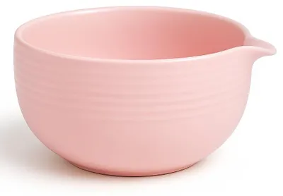 Obrázok produktu pre Miska na matchu "Camellia Pink" – ručne vyrábaná japonská keramická miska, 450 ml, lesklá ružová, s výlevkou