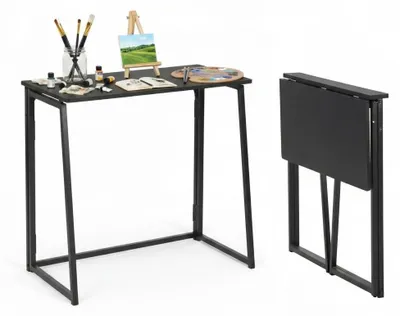 Productafbeelding van FurnitureR: Compact bureau en tekentafel, 80 x 40 cm, ruimtebesparend klapmodel