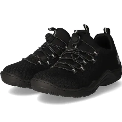Produktbild von Rieker  Damenschuhe Schnürschuhe Sportive Sneaker Schwarz Freizeit