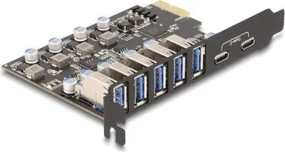 Obrázek produktu pro DeLOCK 90346, PCIe, USB 3.2 Gen 1 (3.1 Gen 1), USB typu C, PCIe 2.0, Černá, Čína, 5 Gbit/s