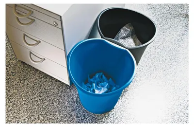 Produktbild von Papierkorb, 18 Liter, Blau